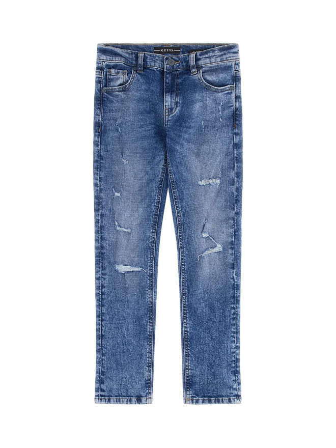 Guess Jeans Bleu Clair Denim Enfant