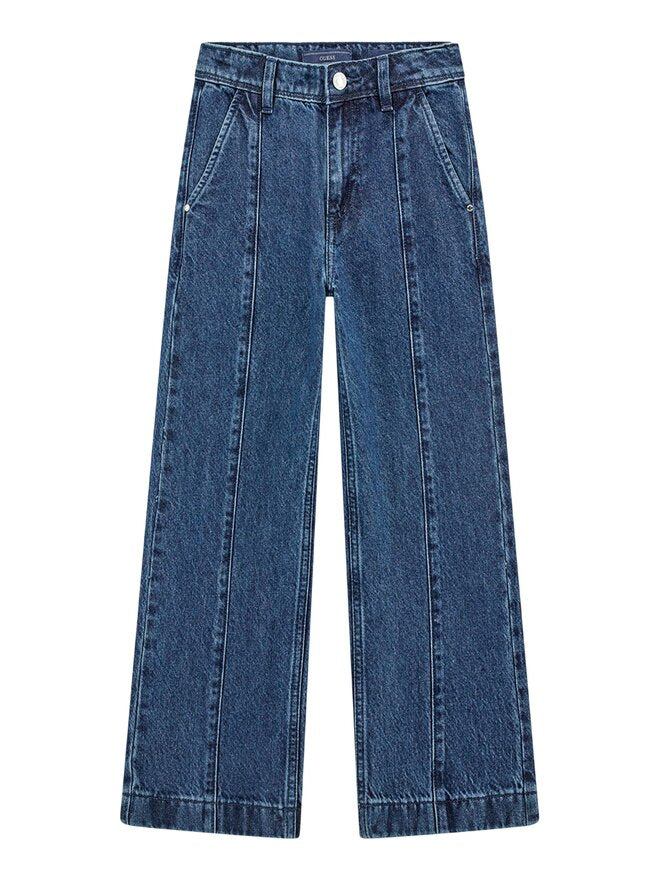 Jean Guess Coupe Culotte Denim Bleu Foncé Enfant