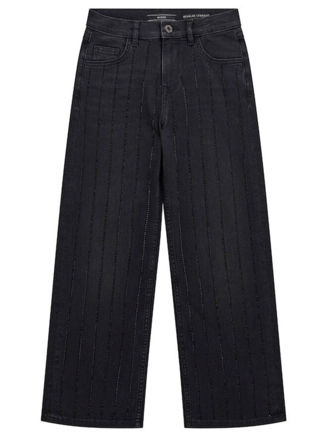 Guess Kids Jeans Black Denim Bambine Ragazze