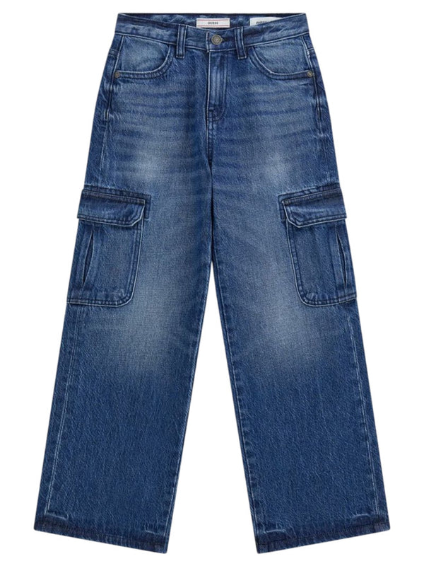 Guess Baby Jeans Dark Blu Denim Bambini