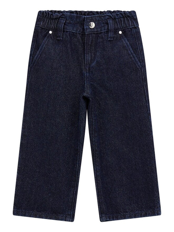 Guess Kids Jeans en denim noir avec strass pour fille
