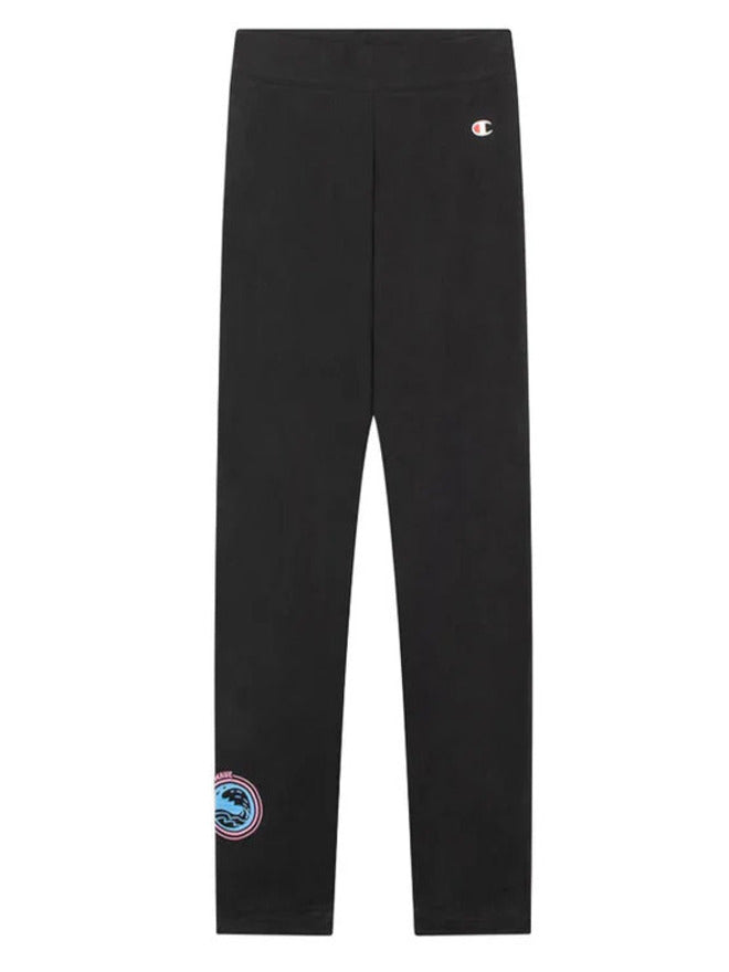 Champion Basic Leggings Noir Enfant fille