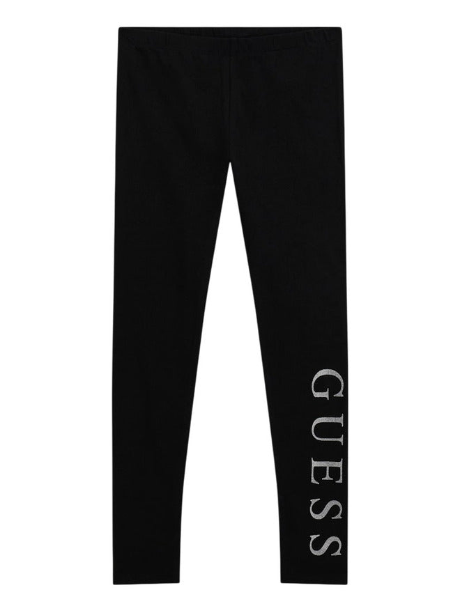 Guess Leggings Noir Argent Filles