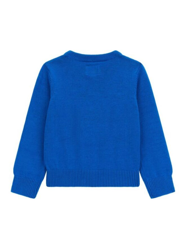 Guess Baby Maglioncino Blu Bianco Bambino