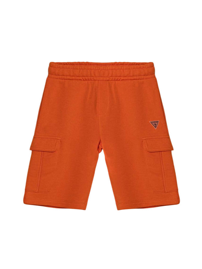 Guess Kids Short Cargo Orange Enfants Garçons
