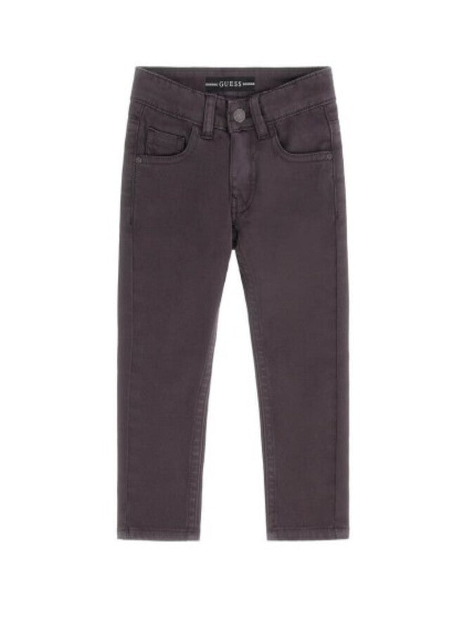Guess Sateen Skinny Pantalons Gris Enfant