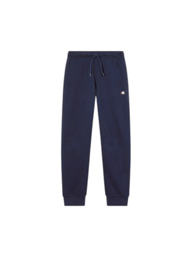 Champion Pantalon de survêtement avec cordon de serrage et revers élastiques Bleu Enfants Garçons