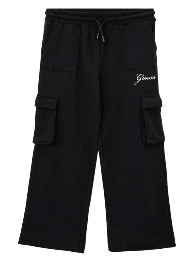 Guess Pantalon de jogging cargo noir pour filles