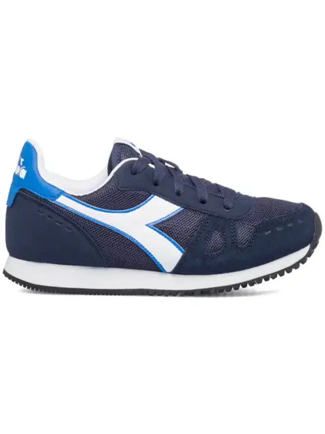 Diadora Simple Run Gs Scarpe Blu Ragazzi