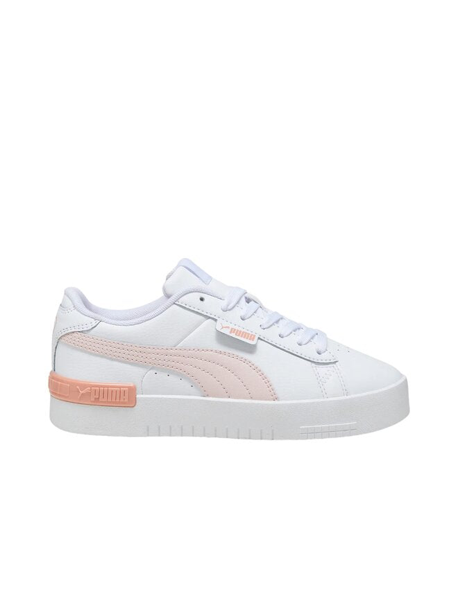 Chaussures Puma Jada Gs Jr Chaussures Blanches Roses Filles Enfants