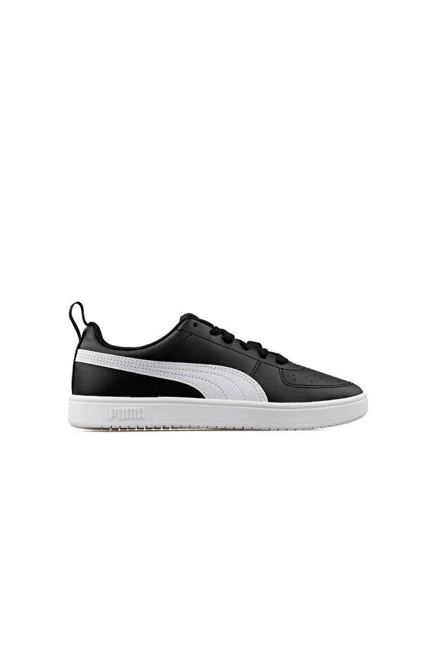 Puma Rickie Jr Scratch Noires Blanches Enfants Garçons