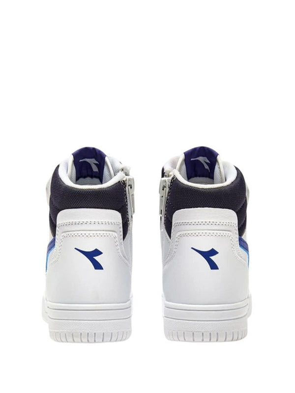 Diadora Raptor Mid Dust Scarpe Alte Bianche Bambino