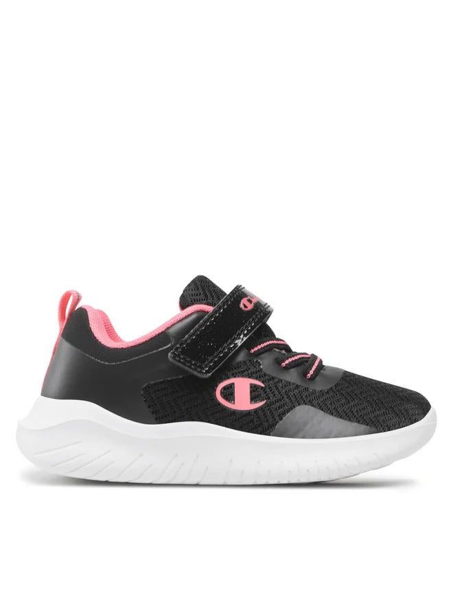 Champion Sneakers Softy Evolve G Ps Chaussures Noir Rose Enfant