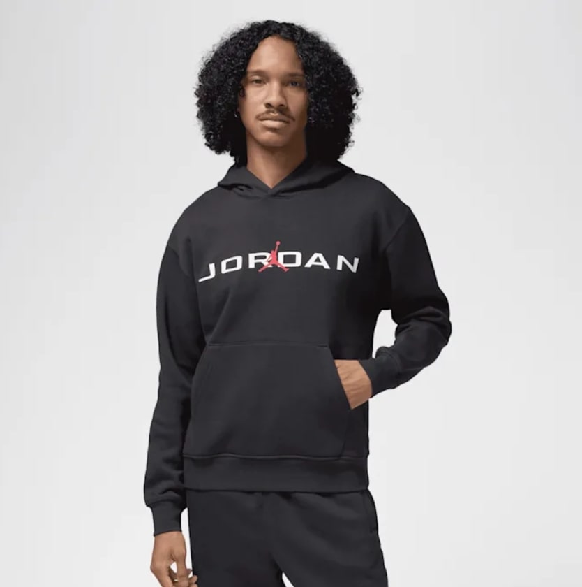 Jordan MJ Baseline Hoodie Sweatshirt à Capuche Noir Homme