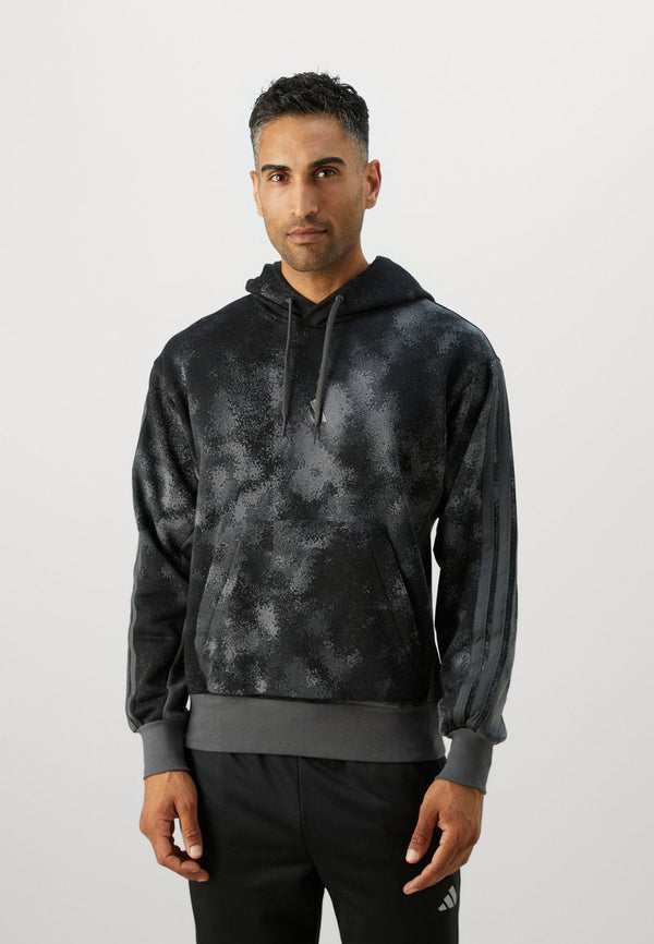 Adidas Camouflage Felpa Con Cappuccio Grigio Mimetico Uomo
