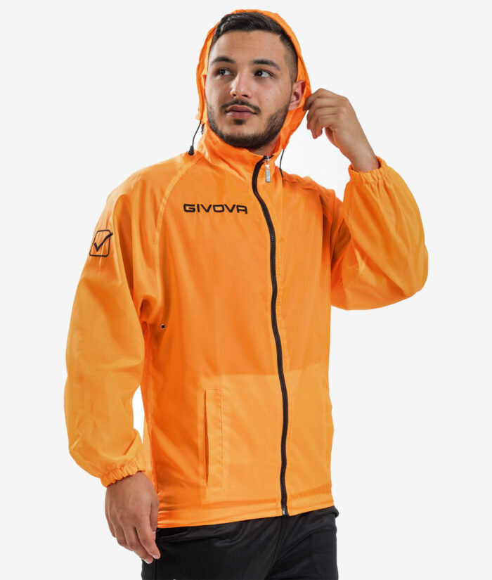 Givova Basic Impermeabile Arancio Fluo Unisex