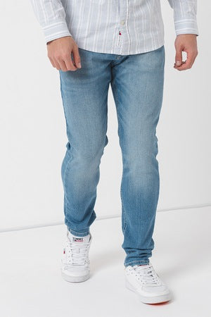 Tommy Jeans Light Blu Denim Uomo