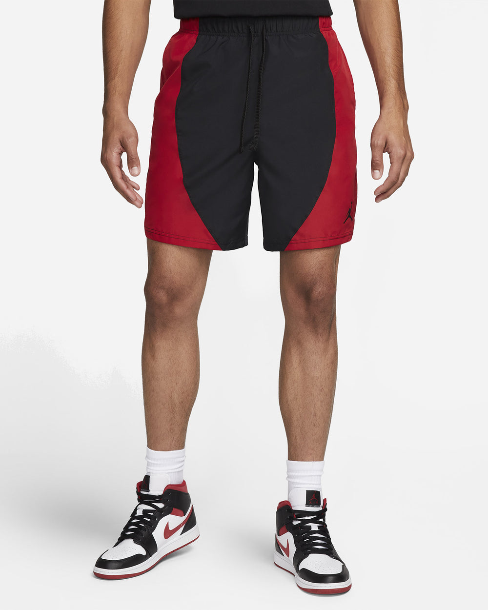 Shorts Jordan Sport Dri-Fit Noir Rouge Homme