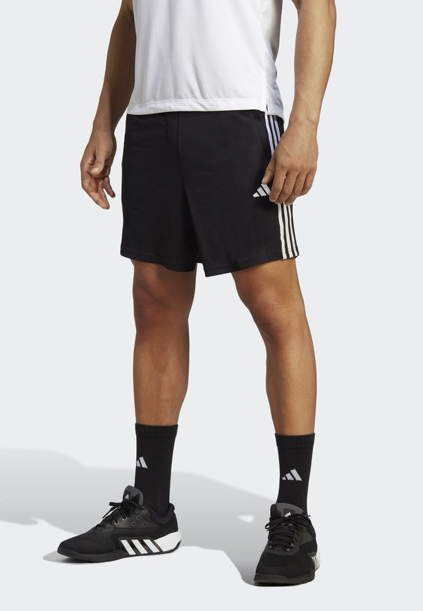 Adidas Essentials French Terry 3-Stripes Pantaloncini Neri Bianchi Uomo