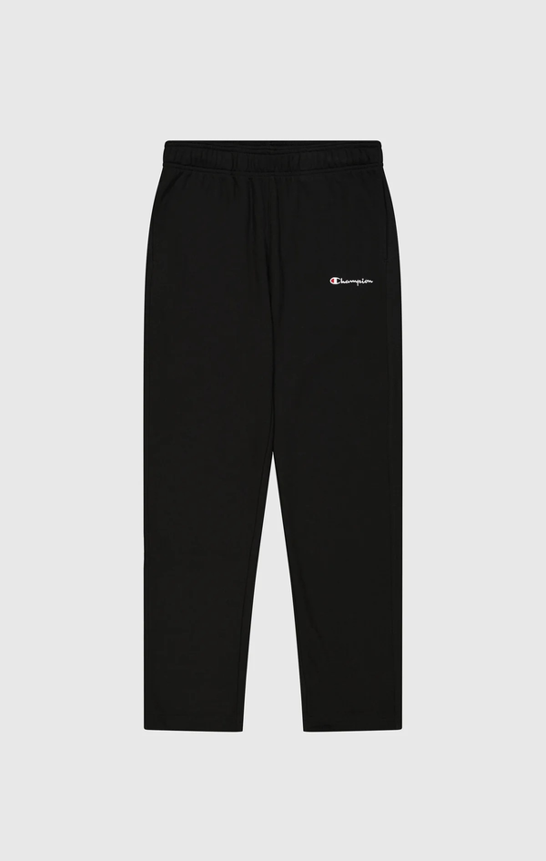 Champion Straight Hem Pantaloni Tuta Nero Uomo
