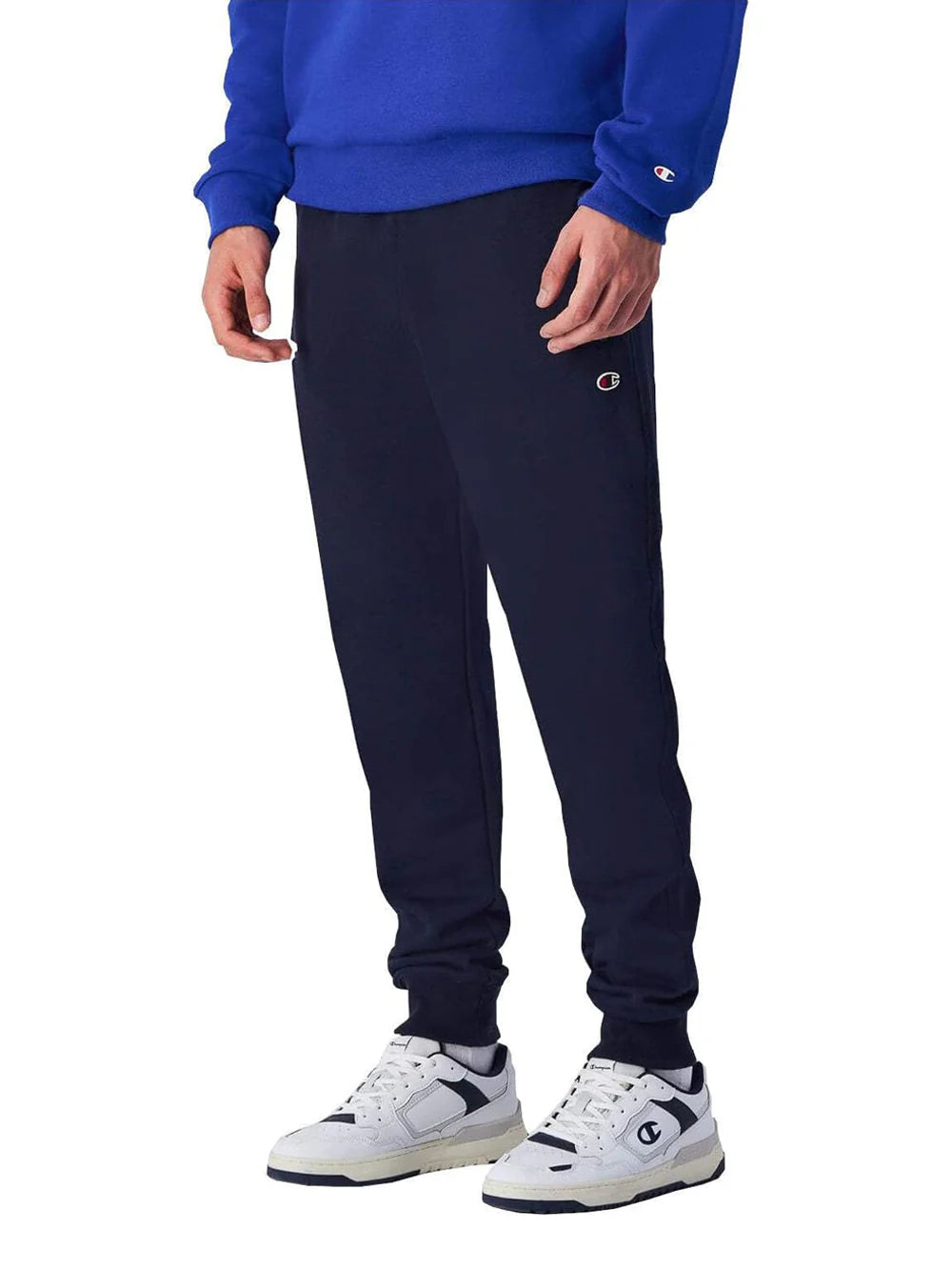 Champion Rib cuff Pantaloni Tuta Blu Uomo
