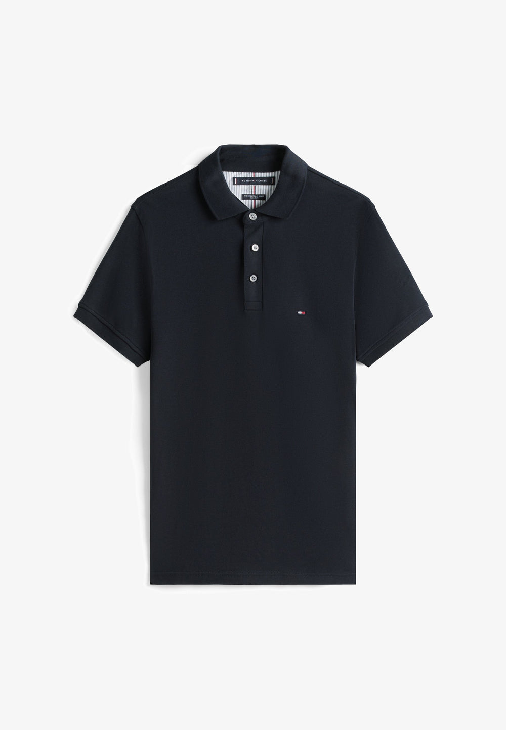 Tommy Jeans Slim Placket Ext Polo Manches Courtes Bleu Homme
