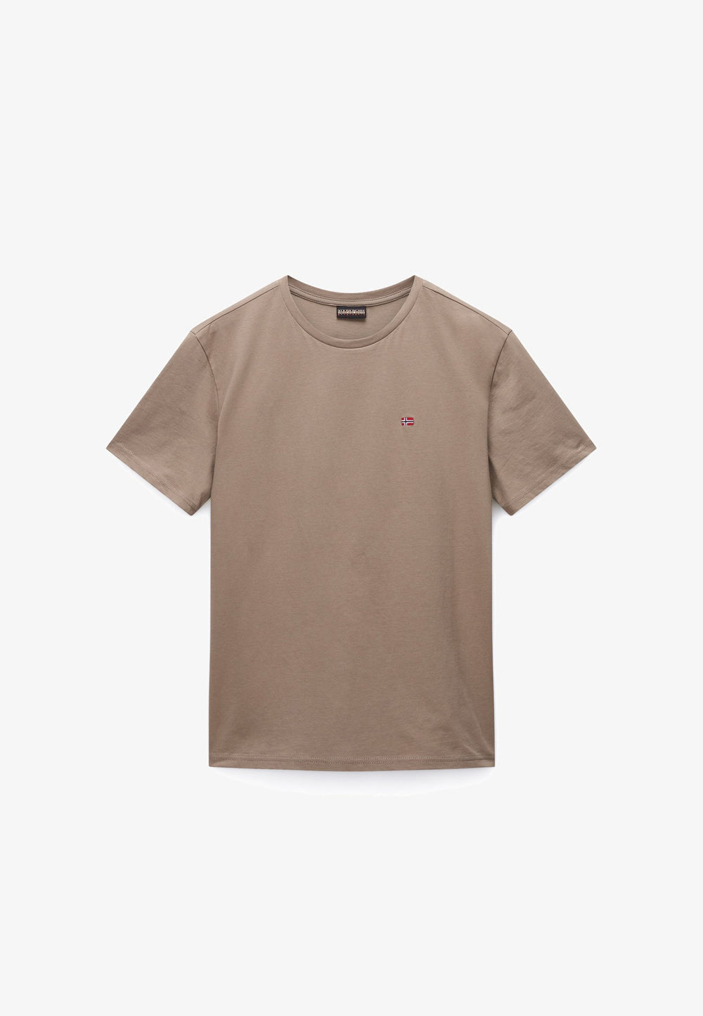 Napapijri Salis SS T-shirt Manches Courtes Beige Homme