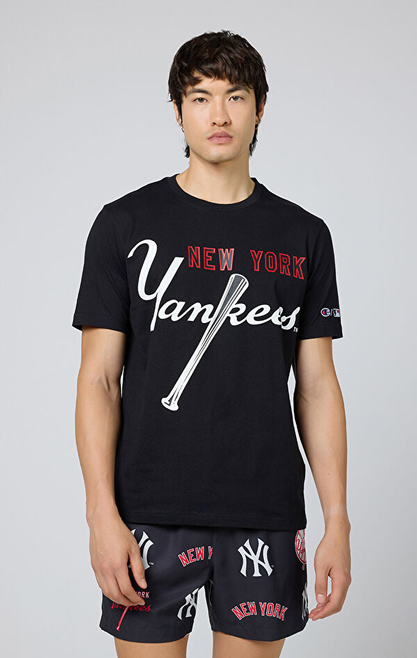 T-shirt Champion New York Noire Homme