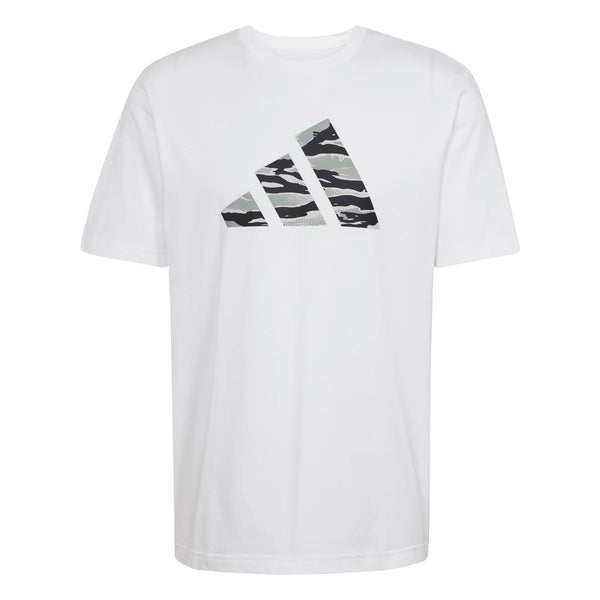 Adidas Graphic T-Shirt Bianca Verde Uomo
