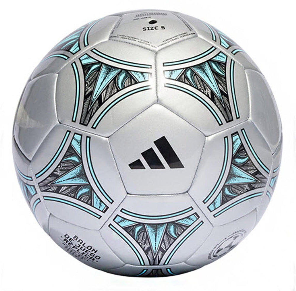 Adidas Messi Club Ballon de Foot Gris Bleu