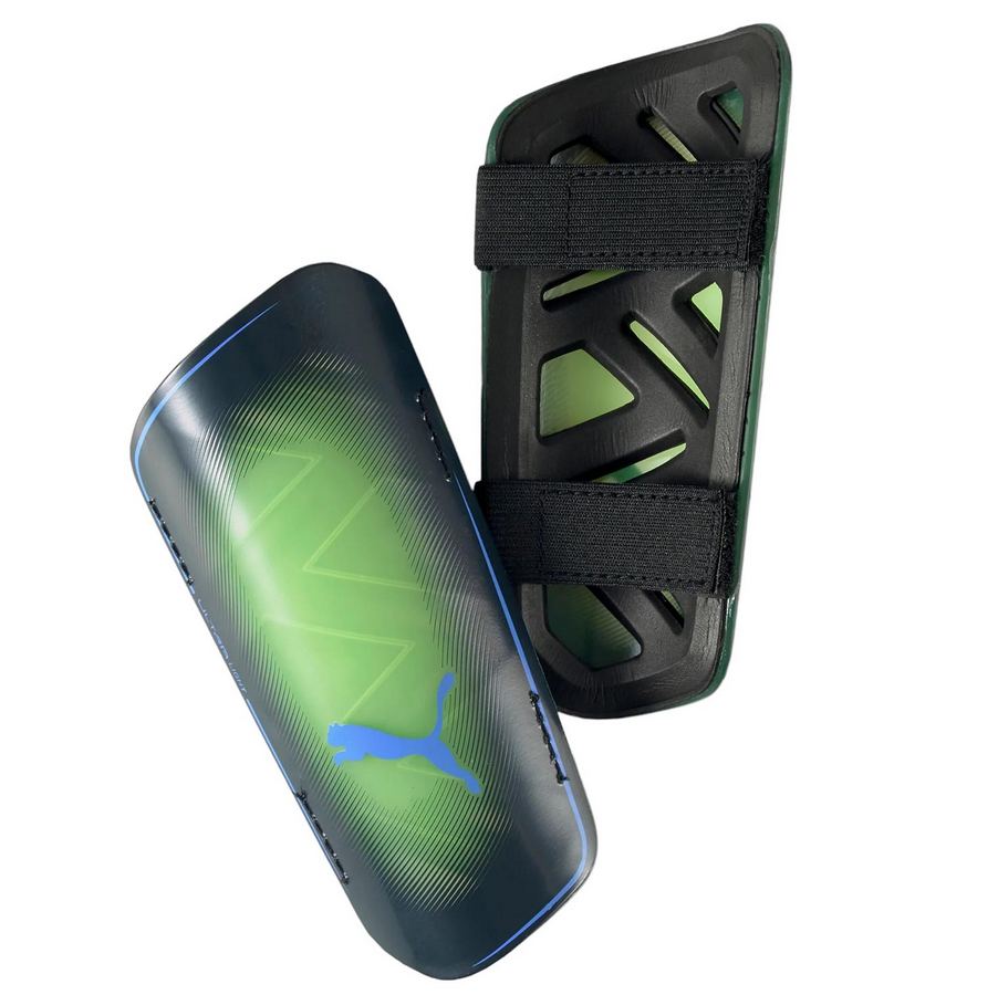 Protège-tibias Puma Ultra Light Strap Vert Noir Unisexe