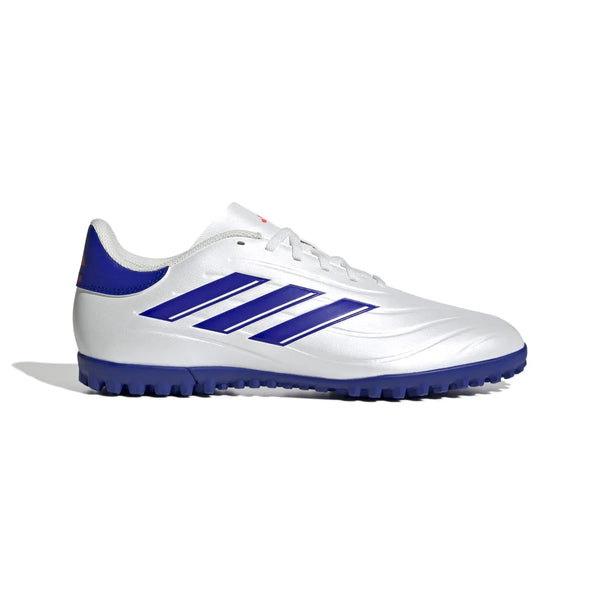 Adidas Copa Pure 2 Club Turf Chaussures de football en salle Blanches Bleues Unisexe