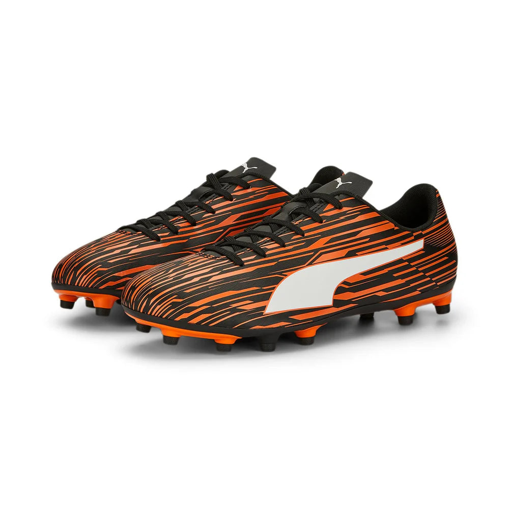 Puma Rap?do I?? FG Chaussures de Football Noir Orange Unisexe
