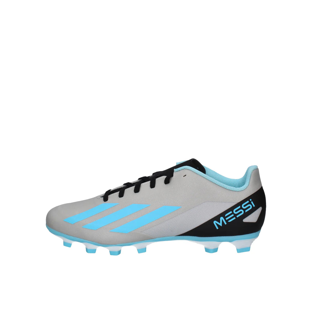 Baskets Adidas X Crazyfast Messi Chaussures De Football Grises Bleues Unisexes