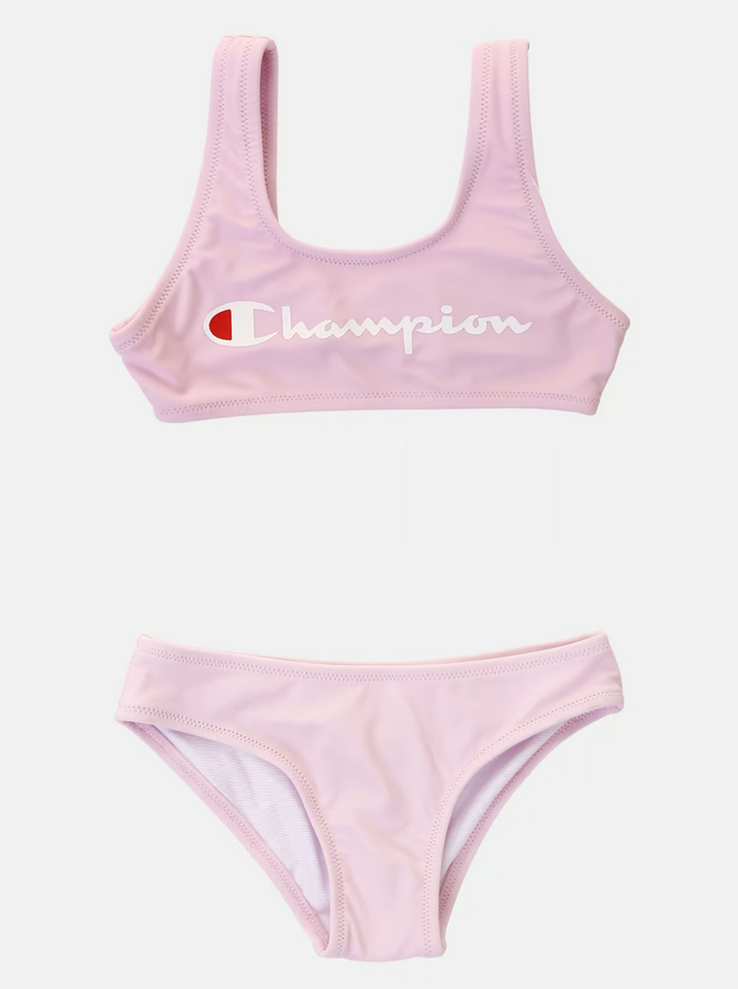 Maillot de bain deux pièces rose pour enfant Champion