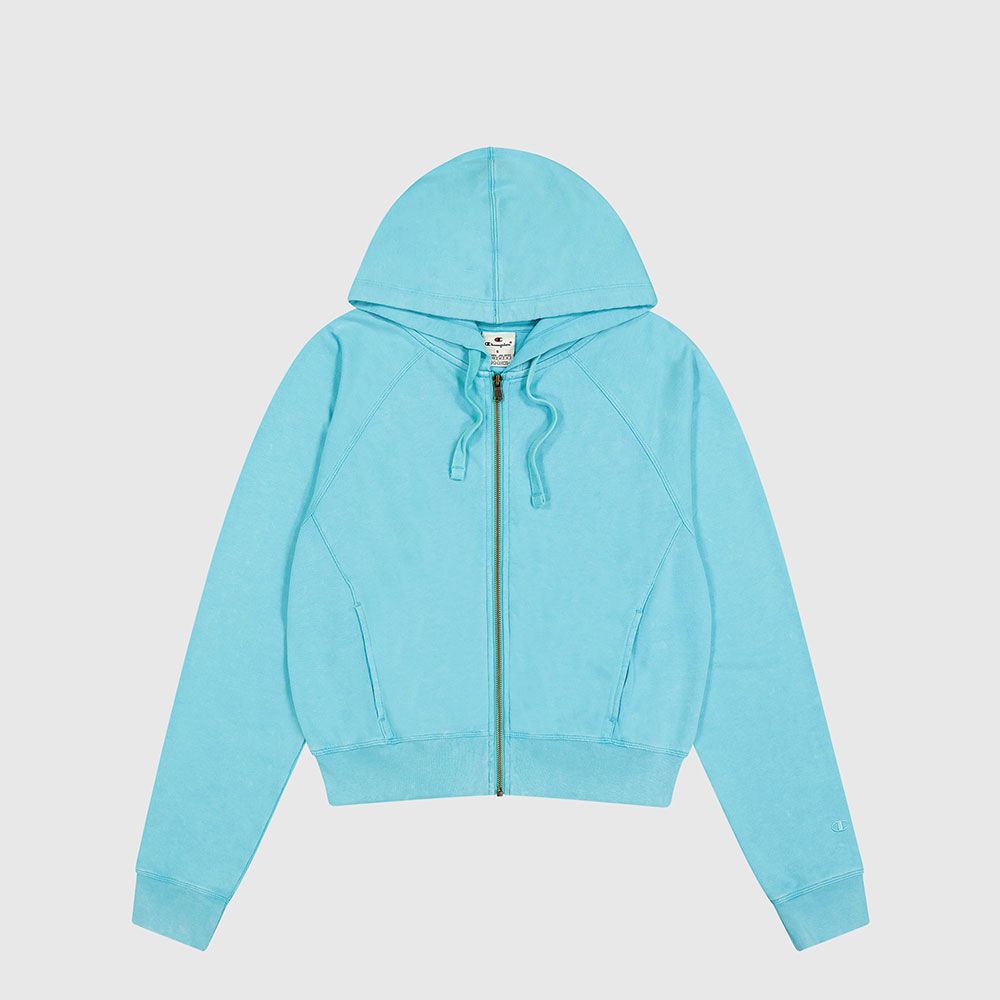 Champion Mineral Sweatshirt zippée à capuche bleu ciel femme