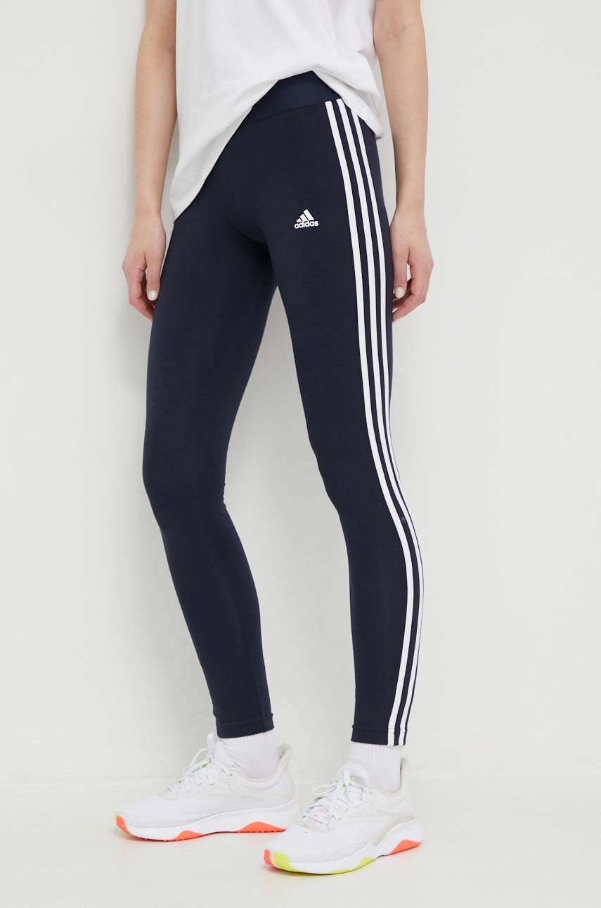 Adidas Ess 3-Stripes Leggings Neri Bianchi Donna