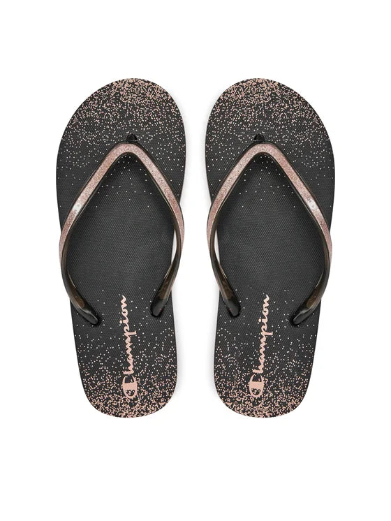 Champion Legacy Infradito Nero Rosa Donna