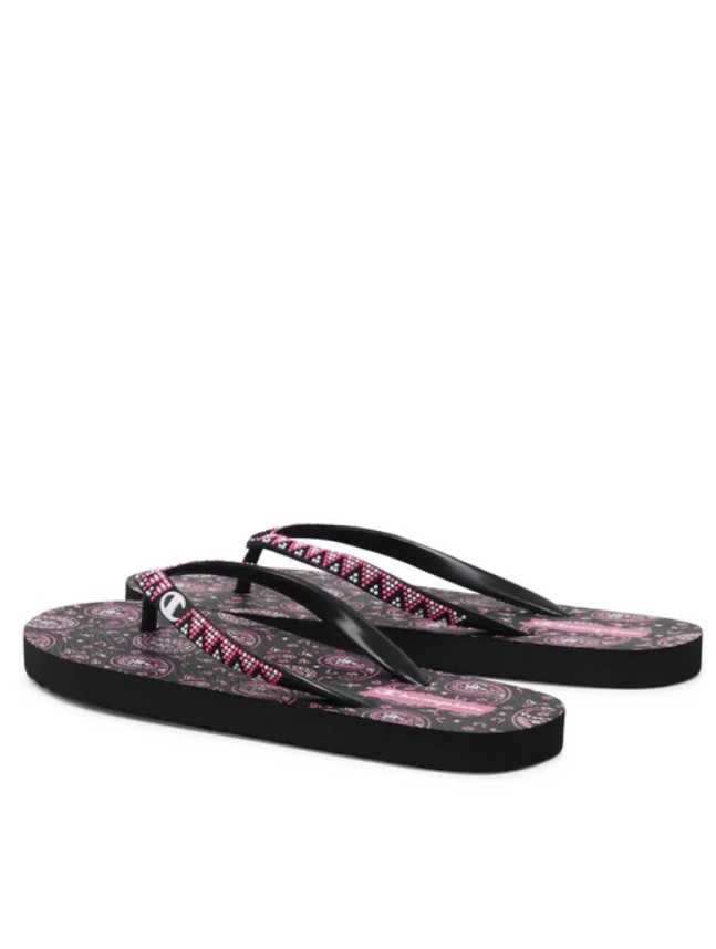 Champion Flip flop Palermo Infradito Nero Rosa Donna