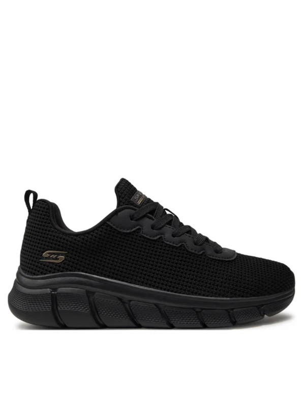 Skechers Bobs Sport B Flex Visionary Essence Chaussures Noires Femme