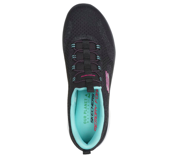 Skechers Summits Vegan Scarpe Nere Azzurre Donna