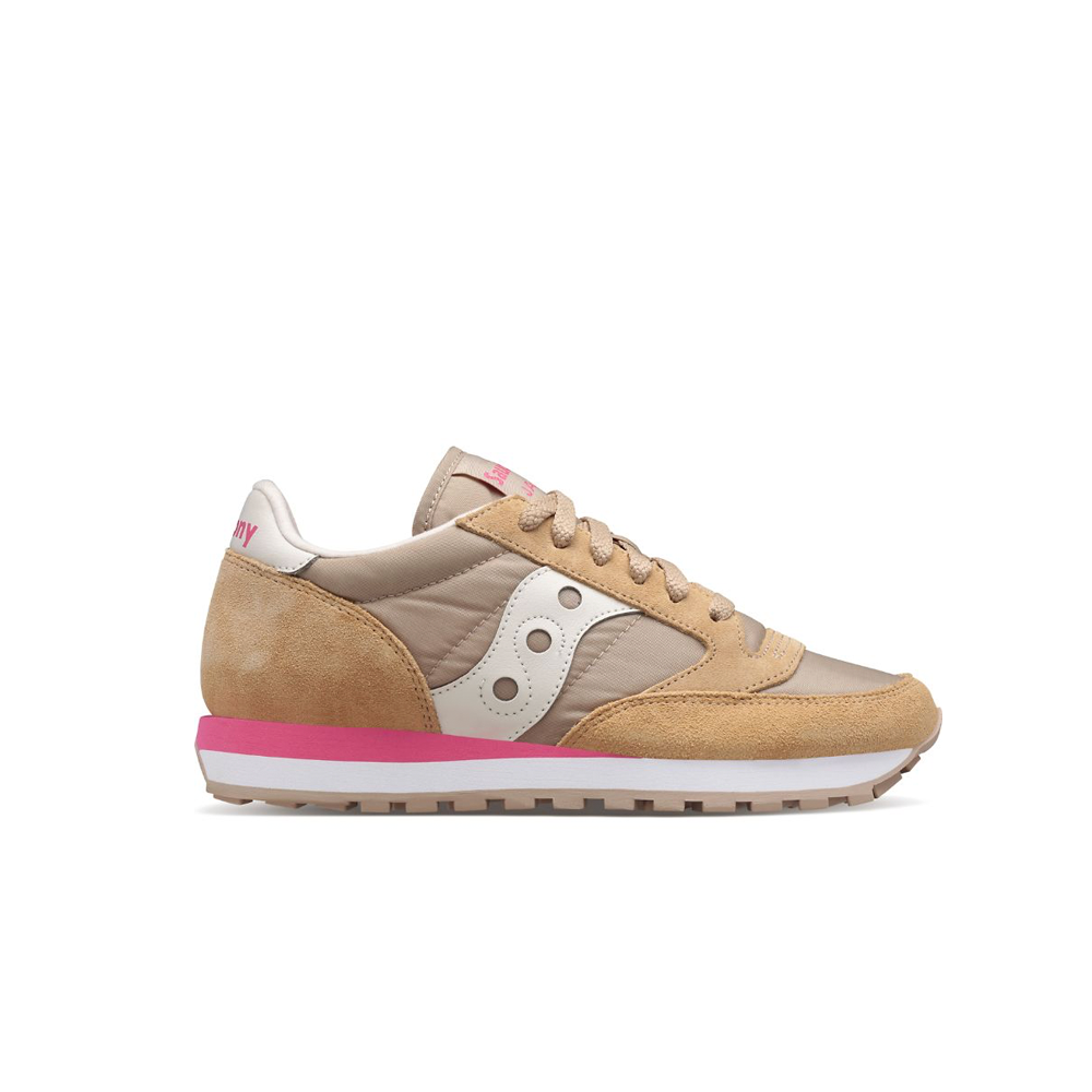 Saucony Jazz Original Chaussures Blanc Beige Femme