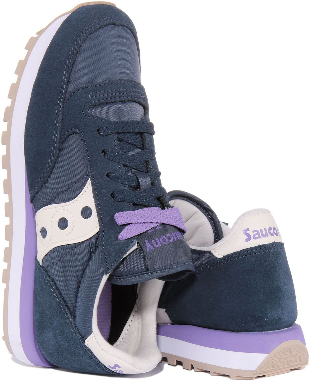 Saucony Jazz Original Chaussures Bleu Lilas Femme