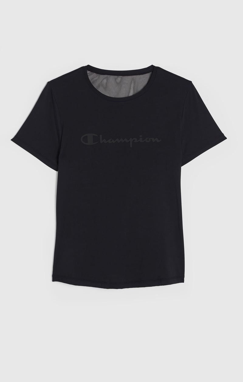 Champion T-Shirt Nera Donna