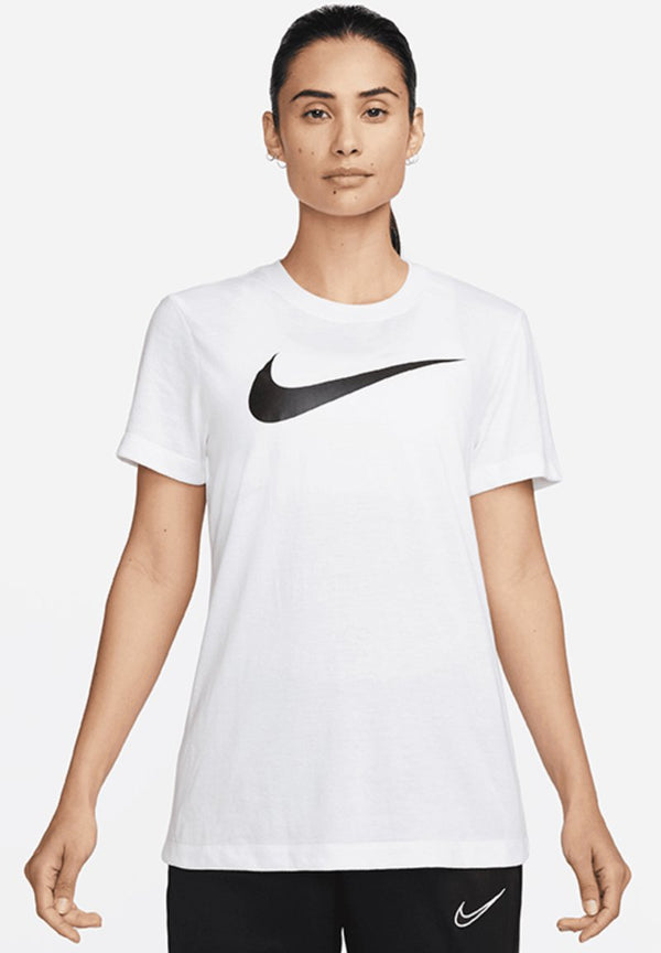 T-Shirt Nike Team Club 20 Blanc Noir Femme