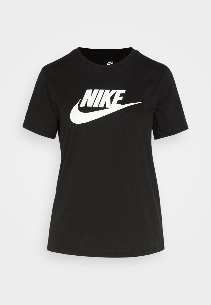Nike Sportswear Essential T-Shirt Nera Bainca Donna