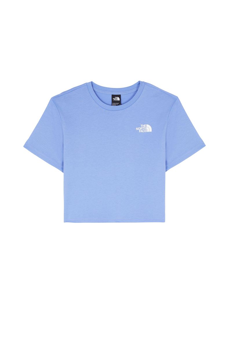 T-shirt Crop The North Face Femme Bleu Azur