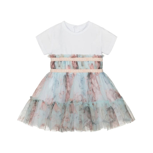 Guess Baby Vestito Multicolore Bambina