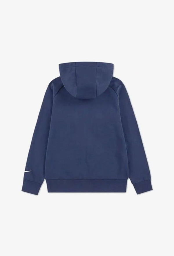 Nike Speed Of Felpa Blu Con Cappuccio Bambini Ragazzi