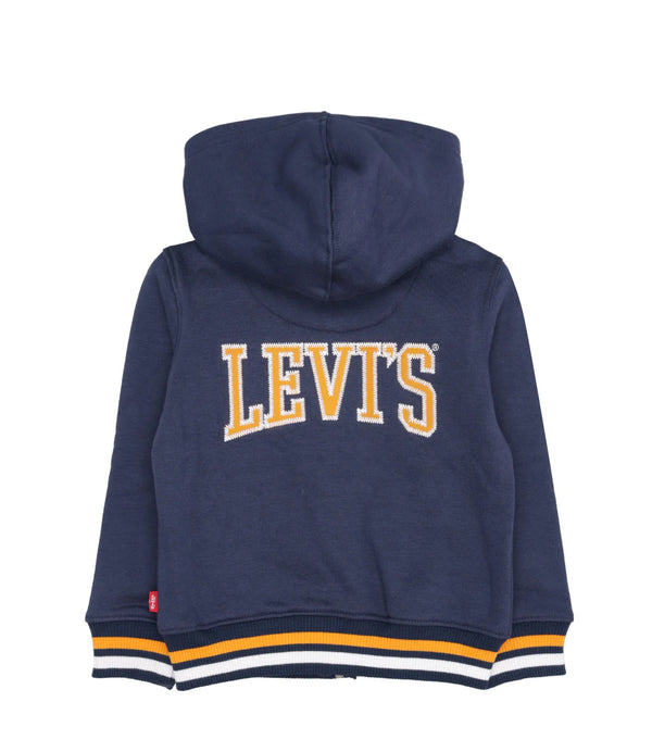 Levi's Kids Sweat-shirt à capuche zippé bleu marine pour enfants